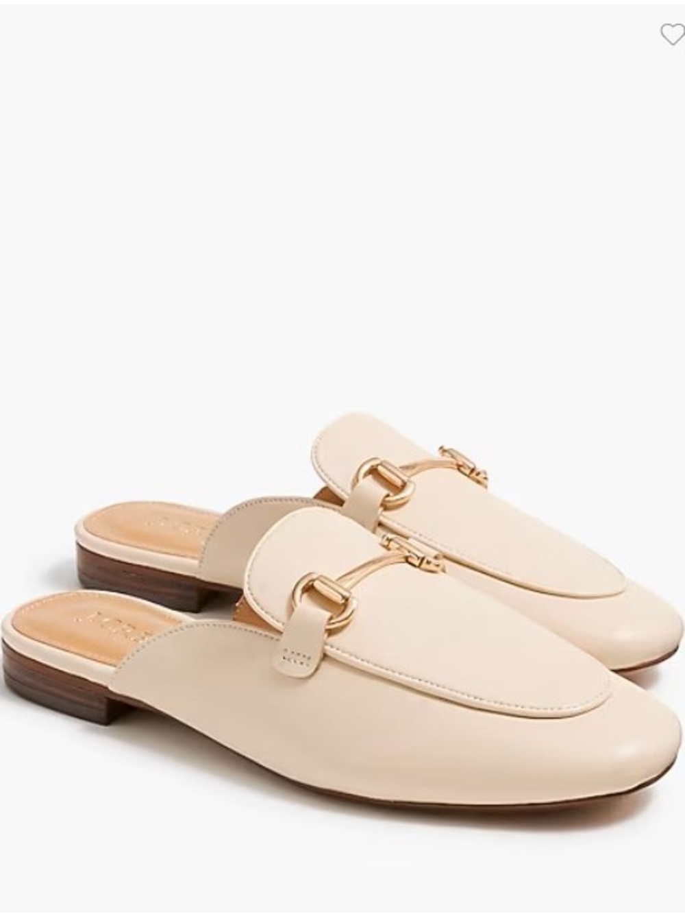 J. Crew Cream Flat Backless Mules - Picture 7 of 12